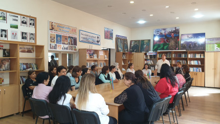 Ucar rayonunda “Himayədar ailə institutunun hədəfləri” mövzusunda maarifləndirici tədbir keçirilmişdir