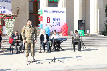 Ucar rayonunda “8 Noyabr - Zəfər Günü” ilə əlaqədar mədəni-kütləvi tədbir keçirildi