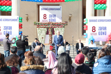 Ucar rayonunda “8 Noyabr - Zəfər Günü” ilə əlaqədar mədəni-kütləvi tədbir keçirildi