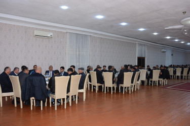 Ucar rayonunda iftar süfrəsi təşkil olunub