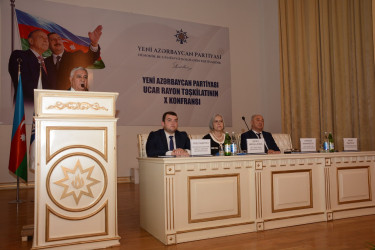 Yeni Azərbaycan Partiyası (YAP) Ucar rayon təşkilatının sentyabrın 12-də X konfransı keçirilib.