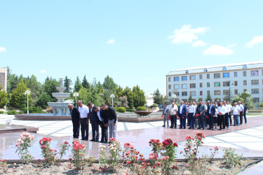 Ucar rayonunda 5 iyun - Su Təsərrüfatı və Meliorasiya İşçiləri günü münasibətilə tədbir keçirildi