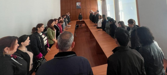 Ucar rayonunda 31 mart - Azərbaycanlıların Soyqırımı Günü ilə əlaqədar tədbir keçirildi