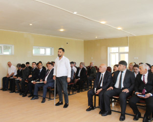 Ucar rayon İcra Hakimiyyəti Başçısı Mənsur Məmmədov 20 may 2026-cı il tarixdə Lək kəndində səyyar qəbul keçirib