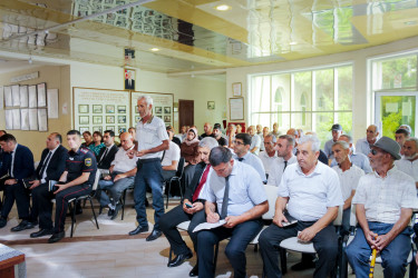 Ucar rayon İcra Hakimiyyəti Başçısı Mənsur Məmmədovun 24 iyul 2026-cı il tarixdə Alpı kəndində səyyar qəbulu keçirilib