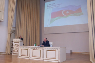 Ucar rayonunda 20 sentyabr - Azərbaycan Respublikasının Dövlət Suverenliyi Gününə həsr edilmiş tədbir keçirildi