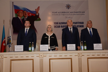 Yeni Azərbaycan Partiyası (YAP) Ucar rayon təşkilatının sentyabrın 12-də X konfransı keçirilib.