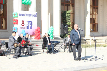 Ucar rayonunda “8 Noyabr - Zəfər Günü” ilə əlaqədar mədəni-kütləvi tədbir keçirildi