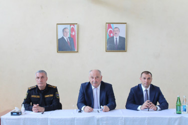 Ucar rayon İcra Hakimiyyəti Başçısı Mənsur Məmmədov 10 iyun 2026-cı il tarixdə Alpout kəndində səyyar qəbul keçirib