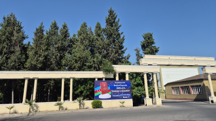 “Konstitusiya və Suverenlik İli” ilə bağlı Ucar rayonunda banner yerləşdirilmişdir