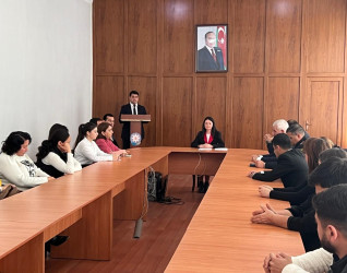 Ucar rayonunda “Gender əsaslı zorakılıqla mübarizə” mövzusunda tədbir keçirilmişdir