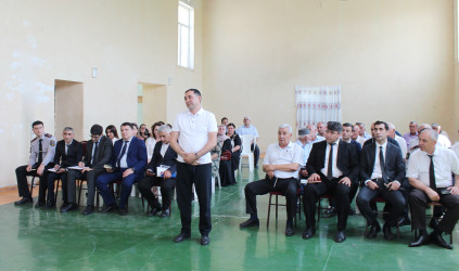 Ucar rayon İcra Hakimiyyəti Başçısı Mənsur Məmmədov 10 iyun 2026-cı il tarixdə Alpout kəndində səyyar qəbul keçirib
