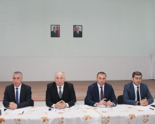 Ucar rayon İcra Hakimiyyəti Başçısı Mənsur Məmmədovun 01 aprel 2026-cı il tarixdə Quləbənd kəndində səyyar qəbulu keçirilib