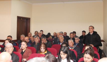 Ucar rayon İcra Hakimiyyəti Başçısı Mənsur Məmmədovun 15 aprel 2026-cı il tarixdə Xələc kəndində səyyarı qəbulu keçirilmişdir