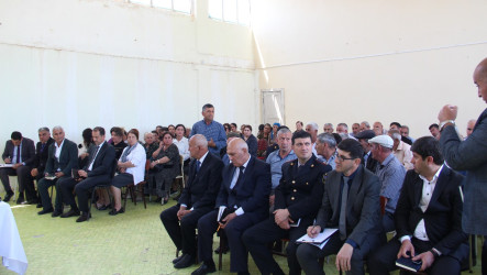 Ucar rayon İcra Hakimiyyəti Başçısı Mənsur Məmmədovun 23 may 2025-ci il tarixdə Bərgüşad kəndində səyyarı qəbulu keçirildi
