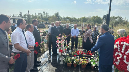 Allahverdi Səfiyevin şəhid olmasının ildönümü ilə əlaqədar məzarı ziyarət olundu