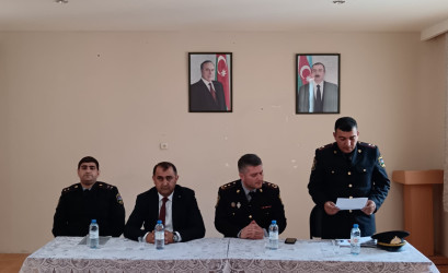 Ucar rayonu Çiyni kənd tam orta ümumtəhsil məktəbində “Narkomaniyaya yox deyək”, “Erkən və qohumlararası nikahların mənfi nəticələri” və “Məişət zorakılığının qarşısının alınması” mövzularında maarifləndirici tədbir keçirilmişdir