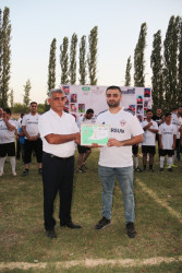 Futbol üzrə Ucar rayon birinciliyinin bağlanış mərasimi keçirildi