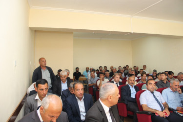Ucar rayon İcra Hakimiyyəti Başçısı Mənsur Məmmədovun 14 may 2025-ci il tarixdə Xələc kəndində səyarı qəbulu keçirilmişdir