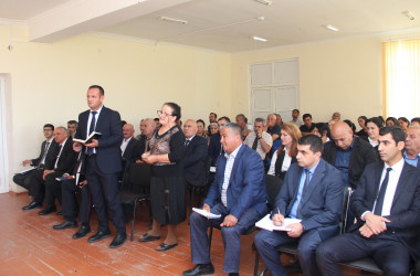Ucar rayon İcra Hakimiyyəti Başçısı Mənsur Məmmədovun 21 may 2025-ci il tarixində Ramal kəndində səyyarı qəbulu keçirilib