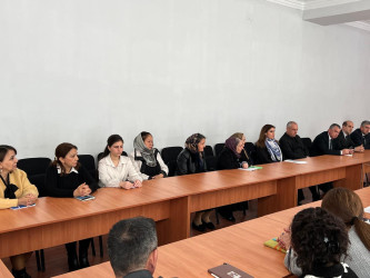 Ucar rayonunda Xocalı soyqırımının 34-cü ildönümü ilə bağlı tədbir keçirildi