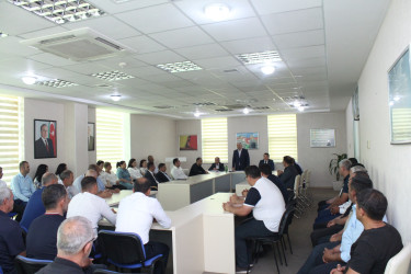 Ucar rayonunda 5 iyun - Su Təsərrüfatı və Meliorasiya İşçiləri günü münasibətilə tədbir keçirildi