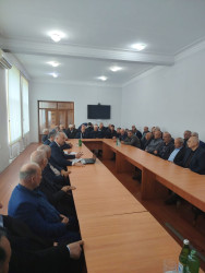Ucar rayonunda ağsaqqallarla görüş keçirilib