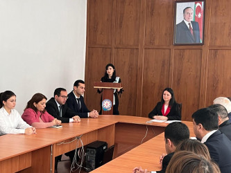 Ucar rayonunda “Gender əsaslı zorakılıqla mübarizə” mövzusunda tədbir keçirilmişdir