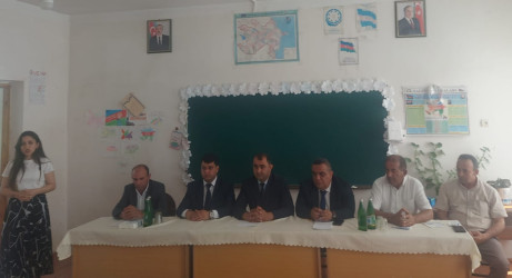 Ucar rayonunun Boyat kənd tam orta ümumtəhsil məktəbində “Konstitusiya və Suverenlik İli” çərçivəsində tədbir keçirilib