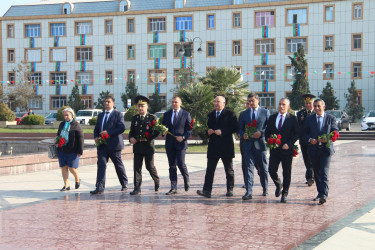 Ucar rayonunda “8 Noyabr - Zəfər Günü”nün beşinci ildönümü ilə əlaqədar mədəni-kütləvi tədbir keçirildi