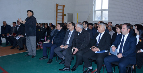 Ucar rayon İcra Hakimiyyəti Başçısı Mənsur Məmmədovun 10 dekabr 2025-ci il tarixdə Alpı kəndində səyyar qəbulu keçirilib