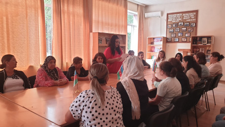 Ucar rayonunda “Himayədar ailə institutunun hədəfləri” mövzusunda maarifləndirici tədbir keçirilmişdir
