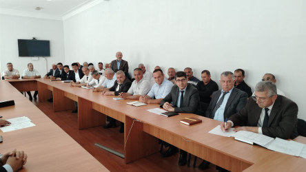 Azərbaycan Respublikası Prezidentinin 2026-cı il 25 may tarixli Sərəncamının icrasına dəstək olaraq Ucar rayonunda çəltikçiliyin inkişaf etdirilməsi ilə bağlı çəltik istehsalçılarının nümayəndələri tərəfindən çəltik istehsalçıları birliyinin təsis yığıncağı keçirilmişdir.