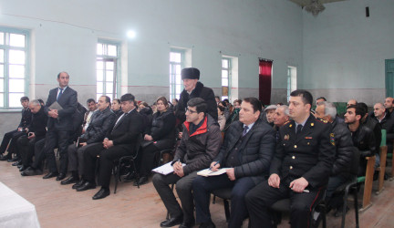 Ucar rayon İcra Hakimiyyəti Başçısı Mənsur Məmmədov 04 mart 2026-cı il tarixdə Qaradağlı kəndində səyyar qəbul keçirib