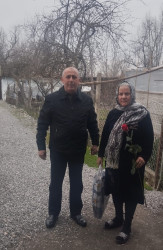 Ucar rayonunda 8 Mart - Beynəlxalq Qadınlar Günü münasibəti ilə şəhid ailələri ziyarət edildi