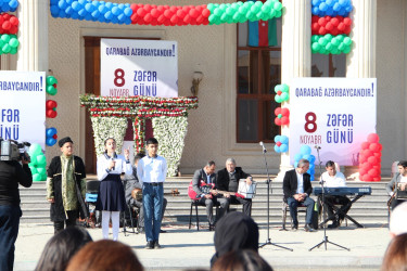 Ucar rayonunda “8 Noyabr - Zəfər Günü” ilə əlaqədar mədəni-kütləvi tədbir keçirildi