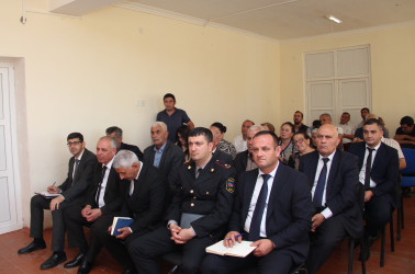 Ucar rayon İcra Hakimiyyəti Başçısı Mənsur Məmmədovun 21 may 2025-ci il tarixində Ramal kəndində səyyarı qəbulu keçirilib