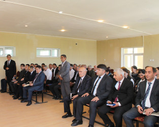 Ucar rayon İcra Hakimiyyəti Başçısı Mənsur Məmmədov 20 may 2026-cı il tarixdə Lək kəndində səyyar qəbul keçirib