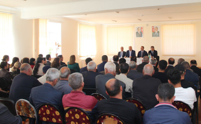 Ucar rayon İcra Hakimiyyəti Başçısı Mənsur Məmmədovun 22 aprel 2026-cı il tarixində Ramal kəndində səyyarı qəbulu keçirilib