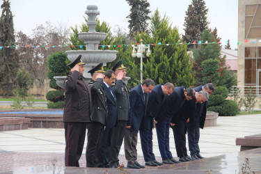 Ucar rayonunda 16 mart - Azərbaycan Respublikasının Strateji Obyektlərin Mühafizəsi əməkdaşlarının peşə bayramı günü qeyd edildi