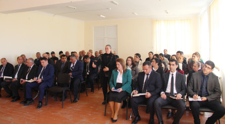Ucar rayon İcra Hakimiyyəti Başçısı Mənsur Məmmədovun 22 aprel 2026-cı il tarixində Ramal kəndində səyyarı qəbulu keçirilib