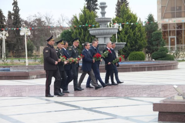 Ucar rayonunda 16 mart - Azərbaycan Respublikasının Strateji Obyektlərin Mühafizəsi əməkdaşlarının peşə bayramı günü qeyd edildi