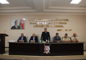 2 iyul 2025-ci il tarixdə Ucar rayonunda 2 iyul - Azərbaycan Polisi Gününə həsr olunmuş tədbir keçirildi