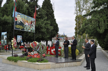 Şəhid Hüseyn Mustafayevin məzarı ziyarət olundu