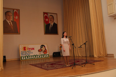 Ucar rayonunda “01 iyun-Uşaqların Beynəlxalq Müdafiəsi Günü”nə həsr olunmuş tədbir keçirildi