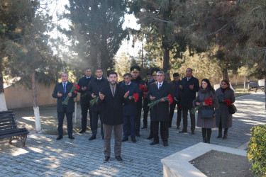 Ucar rayonunda 31 dekabr-Dünya Azərbaycanlılarının Həmrəylik Günü və Yeni il bayramı münasibətilə tədbir keçirilib