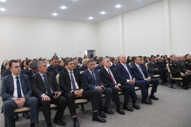 Ucar rayonunda Azərbaycan xalqının Ümummilli Lideri Heydər Əliyevin anadan olmasının 103-cü ildönümü münasibətilə tədbir keçirilib