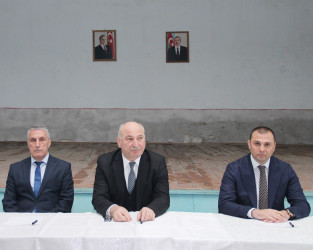 Ucar rayon İcra Hakimiyyəti Başçısı Mənsur Məmmədov 04 mart 2026-cı il tarixdə Qaradağlı kəndində səyyar qəbul keçirib