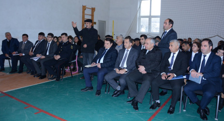 Ucar rayon İcra Hakimiyyəti Başçısı Mənsur Məmmədovun 10 dekabr 2025-ci il tarixdə Alpı kəndində səyyar qəbulu keçirilib