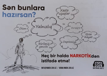 Ucar rayonunda “Narkotik vasitələrin, psixotrop maddələrin və onların prekursorlarının qanunsuz dövriyyəsinə və narkomanlığa qarşı mübarizəyə dair 2025–2030-cu illər üçün Dövlət Proqramı”nın 8.4.7-ci yarımbəndinin icrası ilə bağlı marifləndirici tədbir keçirilmişdir